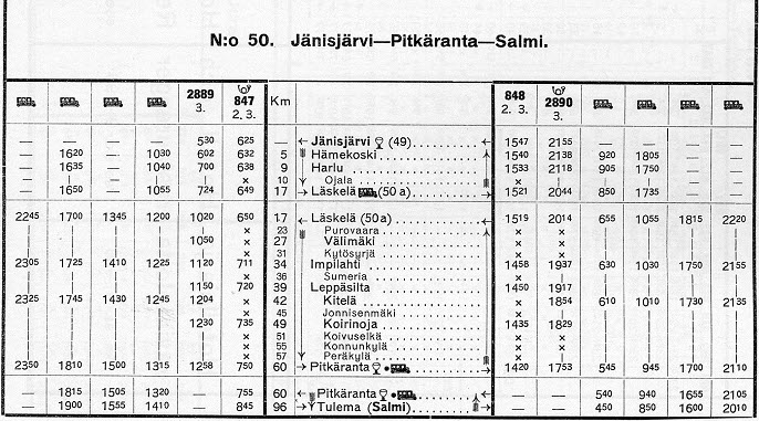 1938 schedule